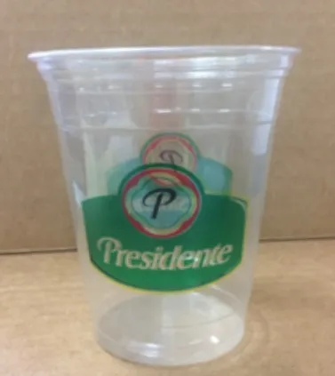 Direct factory wholesale Sealed fiLm  transparent  plastic cup