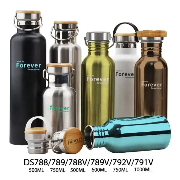 New Promotional Reusable BPA Free Stainless Steel Water Bottle 1 Liter