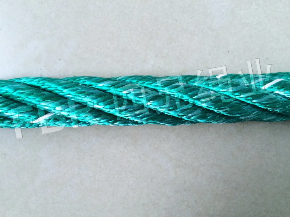 4 Strand  PP Combination Rope For Fishing Trawler  16mm/18mm Playground rope