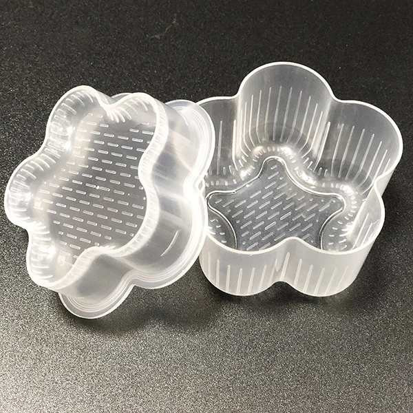 PTRM-001 Plastic triangle bear mouse animal love heart flower sushi rice ball mold