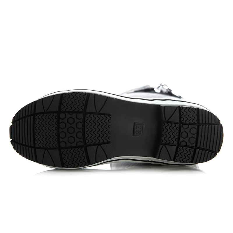 Factory Protector Print Design Black Water Proof Rubber Shoes Men Gum Boots