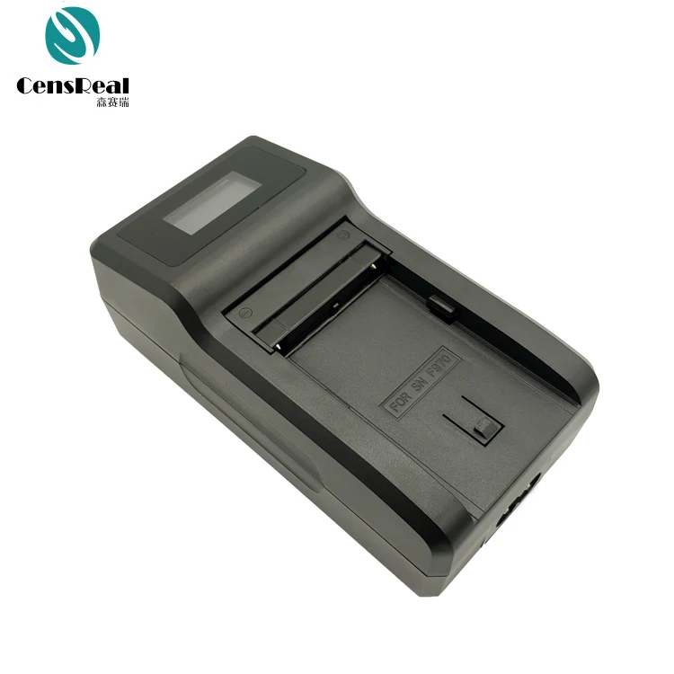 NP-F970 F960 F950 F750 F770 F780 F980 F990 Battery Fast Home AC Charger 1500mA 8.4V with LCD Screen CE Certified