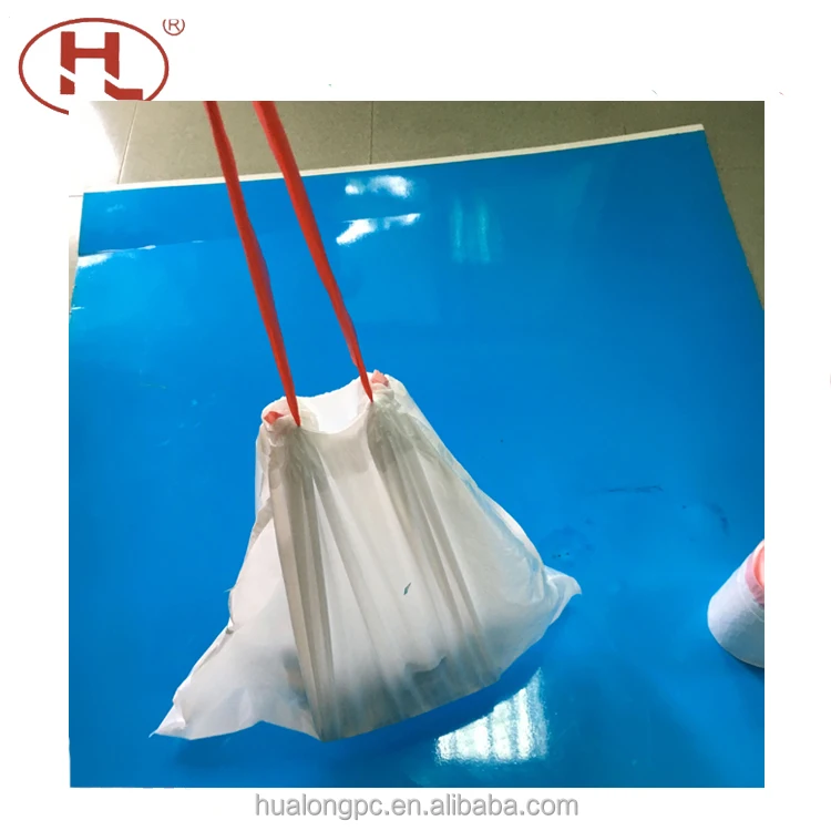 
Customized drawstring trash bags plastic garbage bags with tie string 