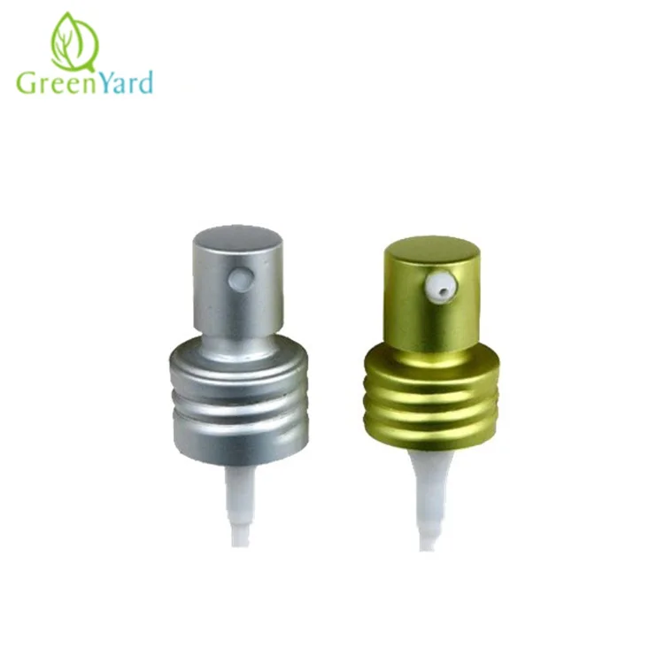 Aluminium Metal Black Crimp Perfume Spray Pump For Fragrance Bottle