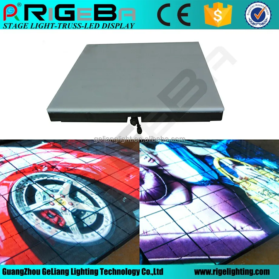High resolution LED TV P10 laminate dance floor for plaza hotel big screen hd tv wedding decoration