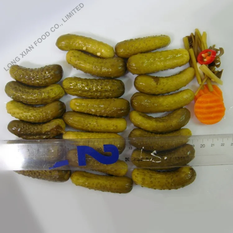 canned cucumber in vinegar