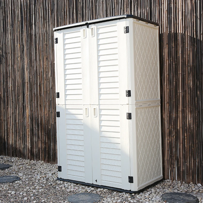 Kinying brand outdoor plastic storage cabinets for garden storage
