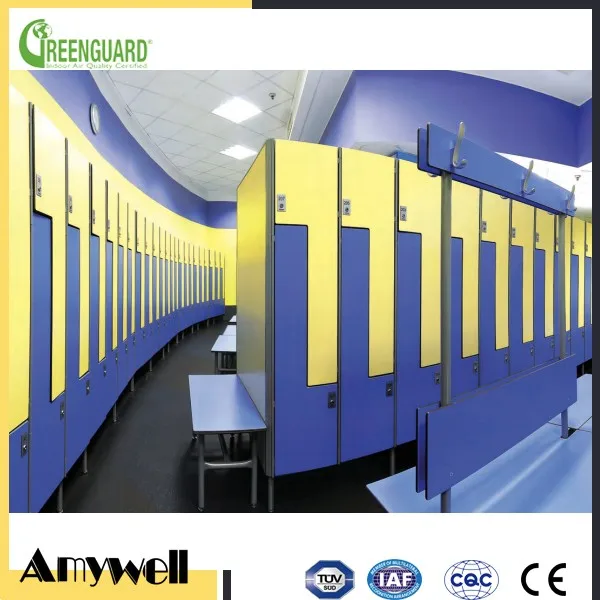 Amywell hotsale matt surface durable waterproof hpl compact laminate mini locker