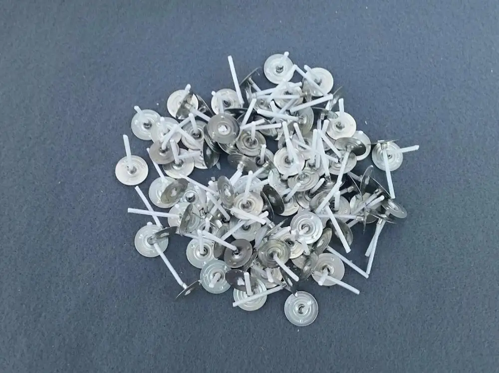 DIY Handmade COTTON WICKS Candle Making Tea lights WAXED TABBED Sustainer Tabs Novelty