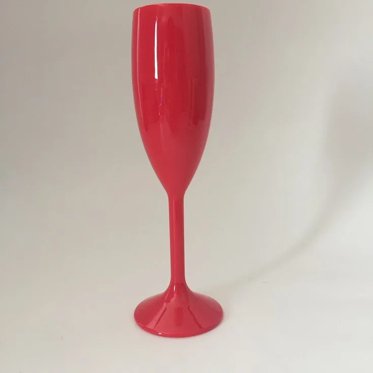 Factory Price Custom Clear Plastic Champagne Flute for bar&events