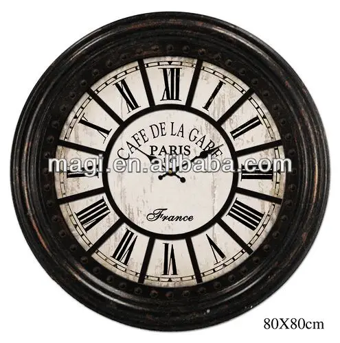 Latest French Style Antique Big Size Wall Clock