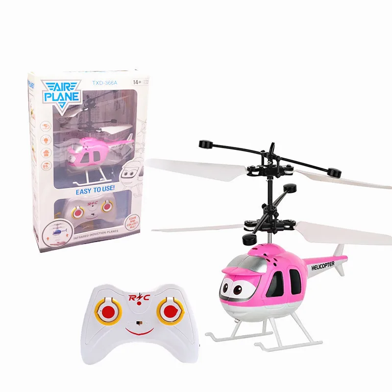 
XY-503 China Flying Mini RC Infrared Induction Aircraft Helicopter Toy with Flashing Light 