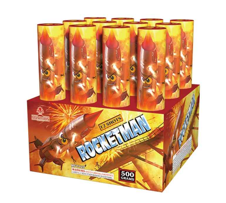 Pyrotechnic super big burst 9 shots cake fireworks battery aerial finales for celebration fireworks