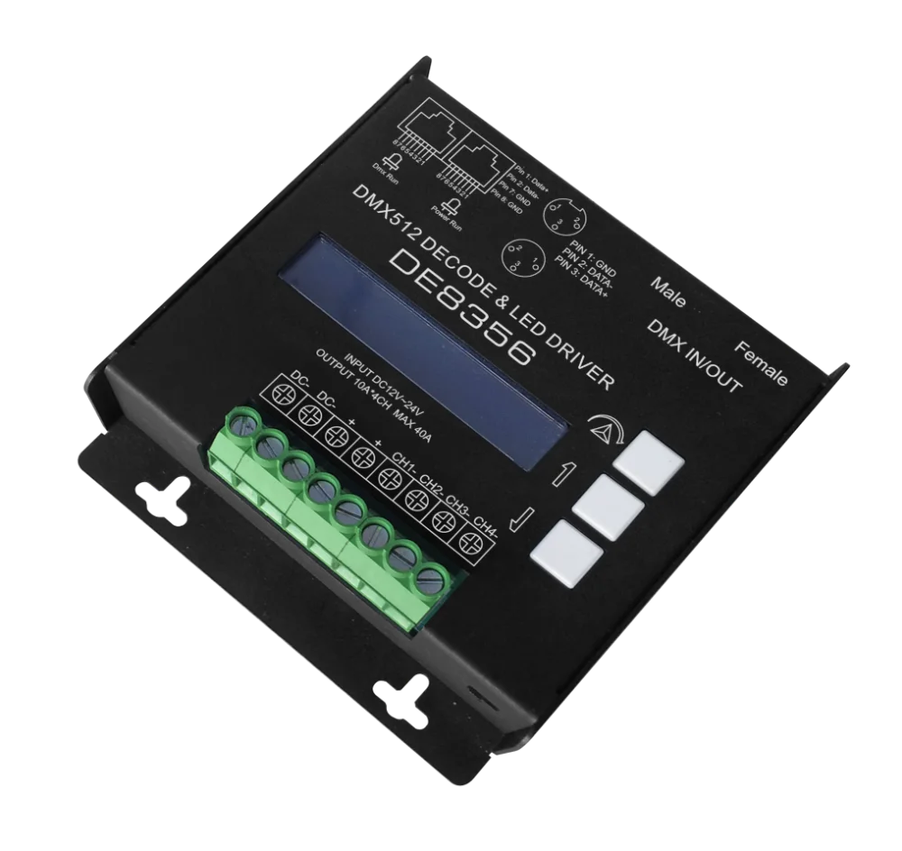 High Power RGBW DMX Driver&Decoder DE8356