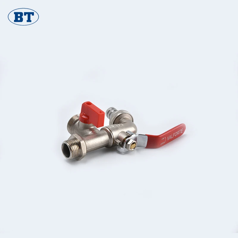 BT2020 дешевый запираемый латунный водяной клапан, кран, двунаправленный регулирующий клапан