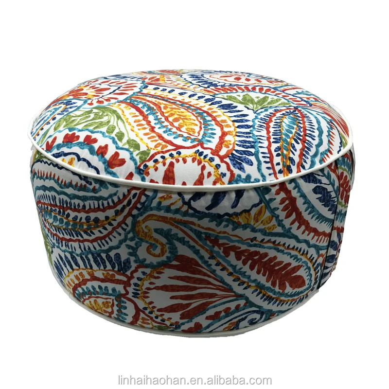 
Marketing design foldable storage inflatable pouf 