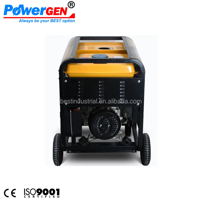 Top Seller!!! POWERGEN Super Performance Air cooled Electric Start 50Hz Open Frame 5kw Diesel Generator of Good Price
