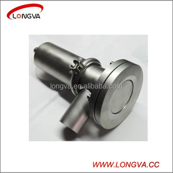 sanitary stainless steel pneumatic tank bottom valve