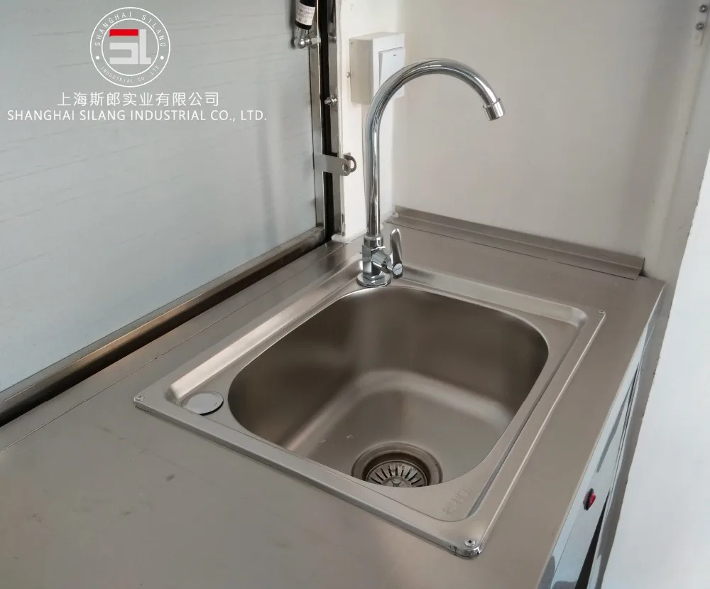 New design China manufacturer mobile food cart /ice cream food van with wheels