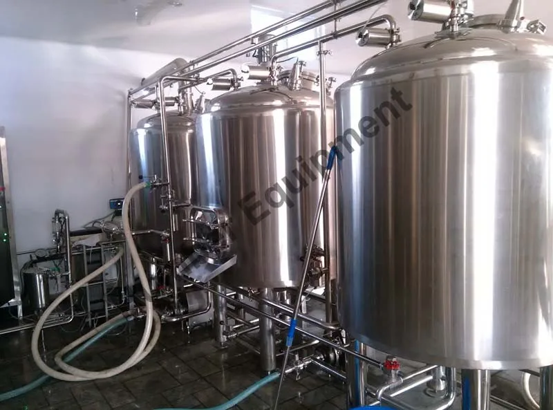 3.0 мм Толщина SUS304 Нержавеющей Стали 7 Баррель Пивоваренная Система Пиво Оборудование для Микро Пивоварня Завод