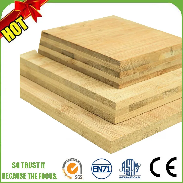 Hot Sale China Carbonized Horizontal 30mm Edge Grain Faux Decorative Plywood Bamboo Panel