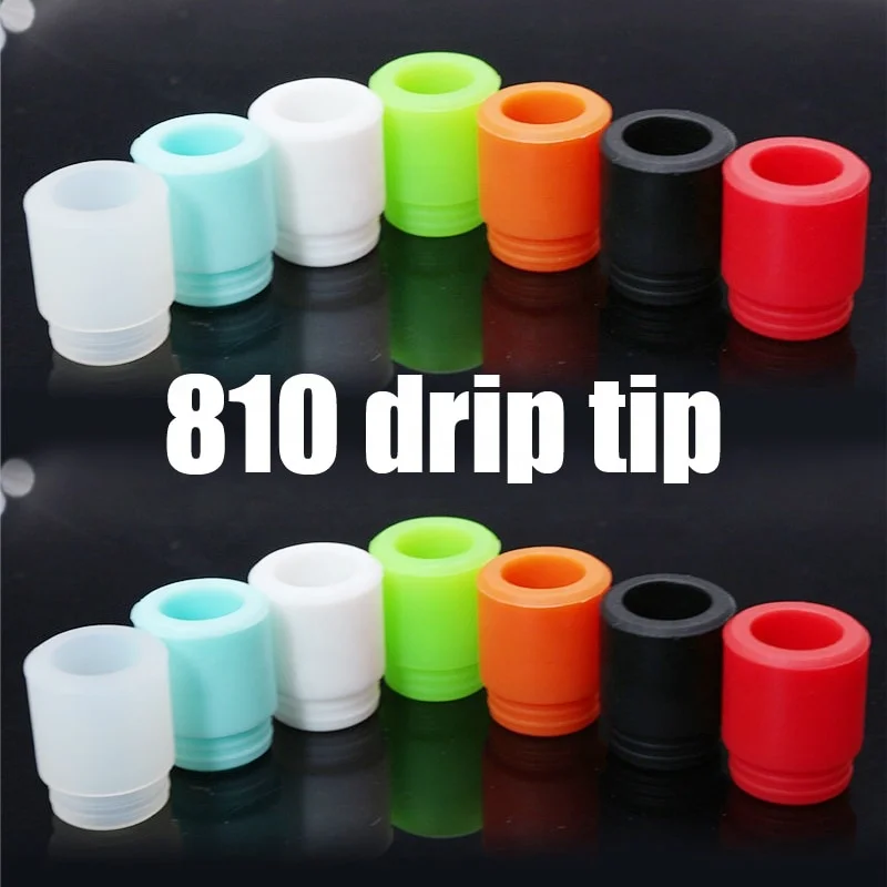 810 silicone drip tip