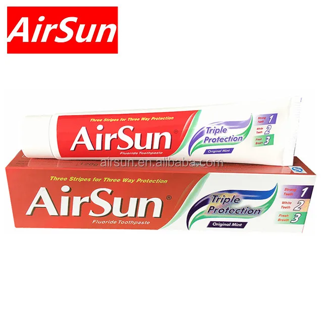 Лидер продаж тройной производства oem зубная паста завода