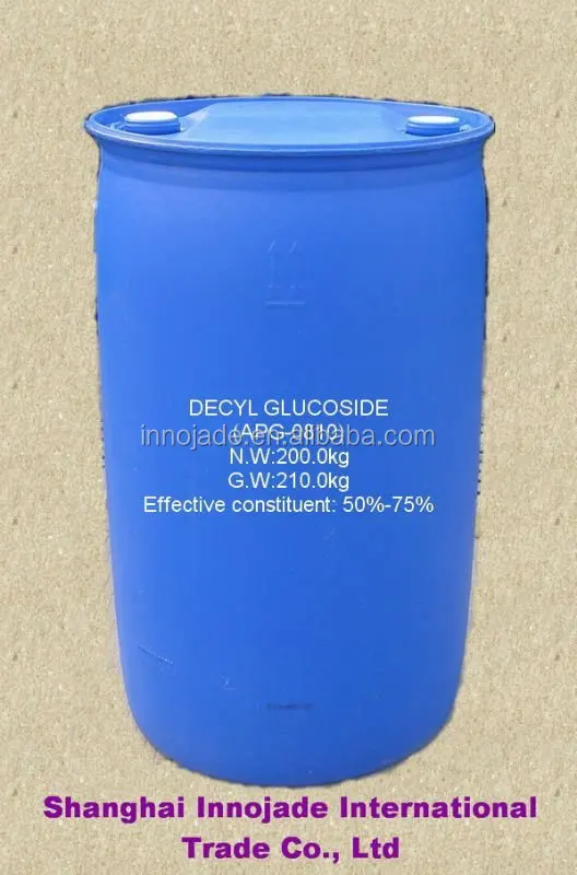 Alkyl polyglucoside , Alkyl polyglycosides , APG0810 , CAS NO 68515-73-1 with excellent surface activity