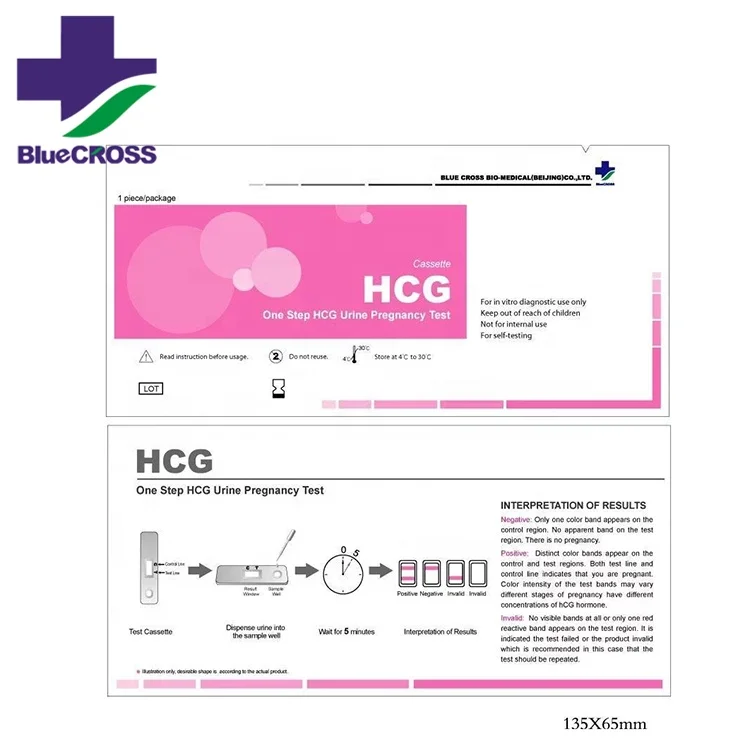 
One Step Rapid Test HCG for Pregnancy Test 