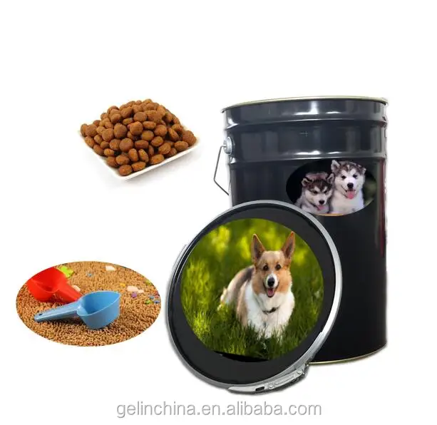 
DOG FOOD METAL DRUM 
