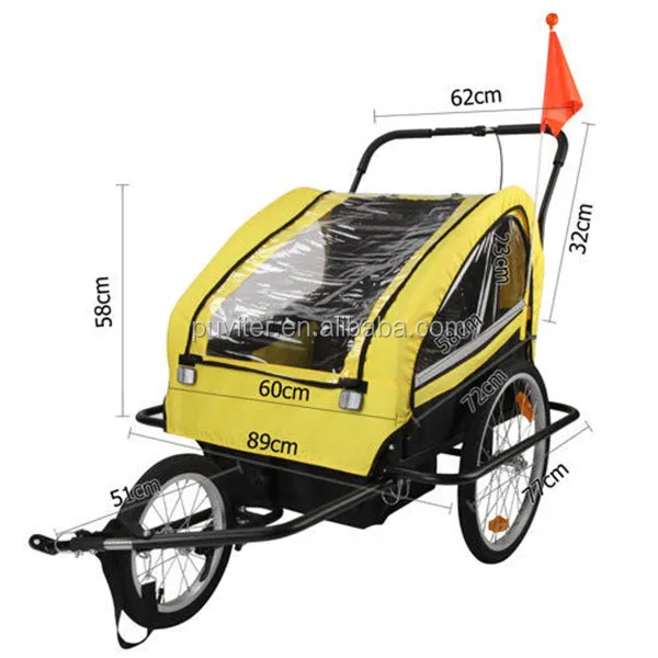 Hot Selling Kid Child Bike Trailer Children Baby Pram Bicycle Stroller Suspension Jogger bicycle trailer baby stroller(BT003)