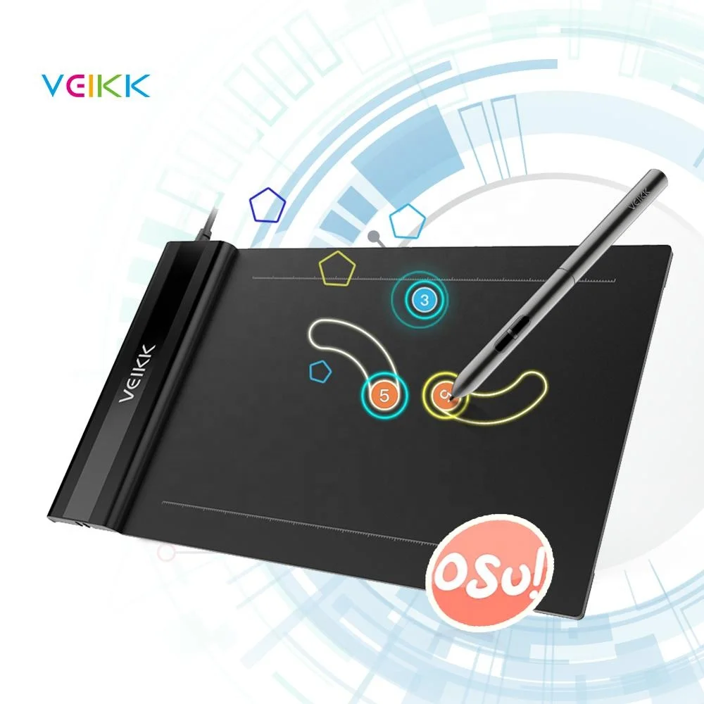 VEIKK S640 6 inch signature pad with 8192 levels pressure sensitivity