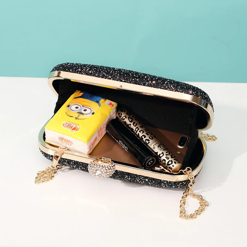 
Wholesale Shimmering All-Over Diamante Covered Party Clutch Evening Bag 