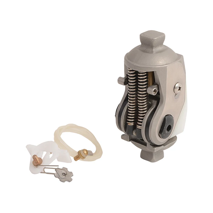 Stainless adjustable friction prosthetic knee for lower leg