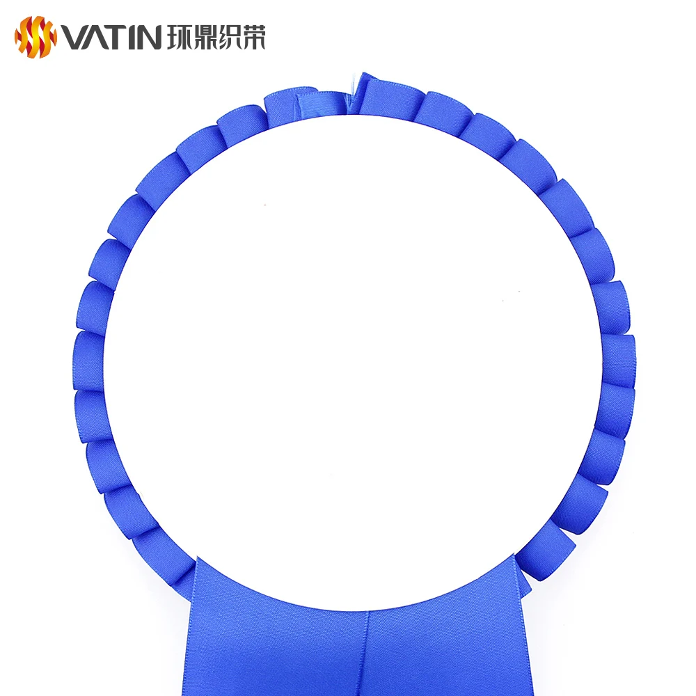 Wholesale Custom Logo Top Quality Sport Competitive Activity Award Ribbon Rosette