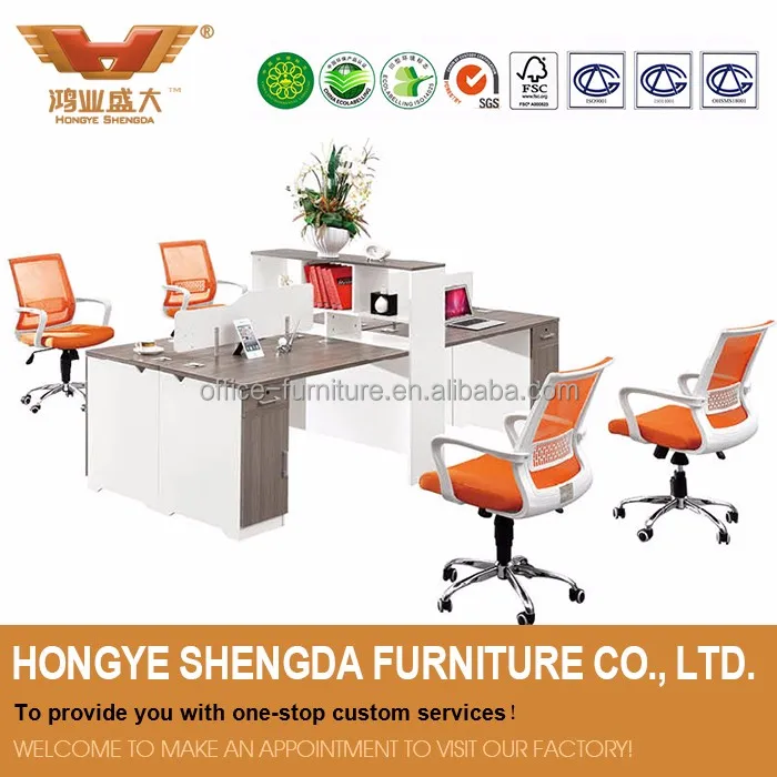 Офисные модульные рабочий стол меламина раздела Персонал кабина