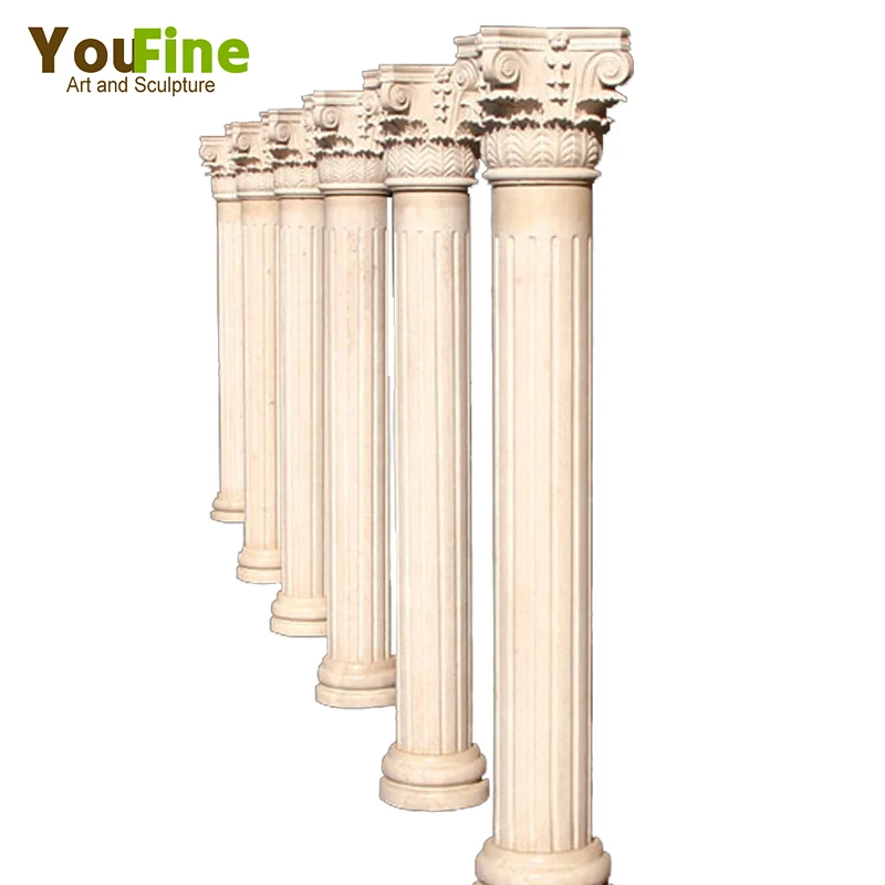 
Decorative Stone Roman Marble Columns for Sale 