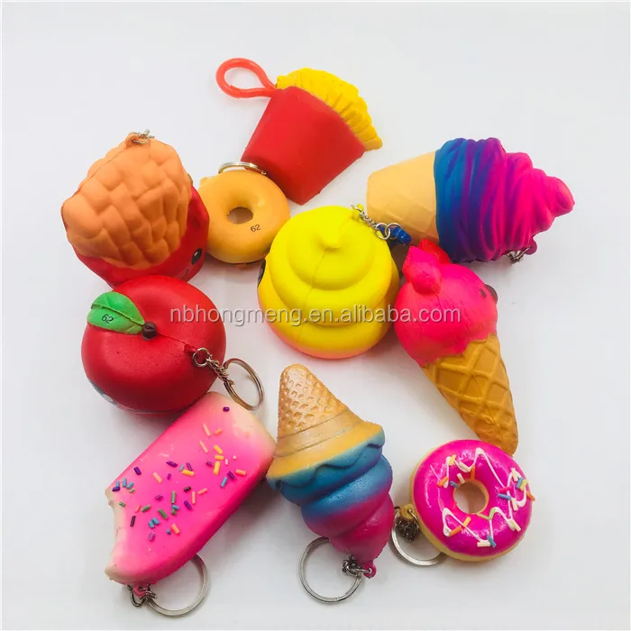 Wholesale Custom Mochi Cakes squishy Toys PU Anti Stress Toys Slow Rising Squishies