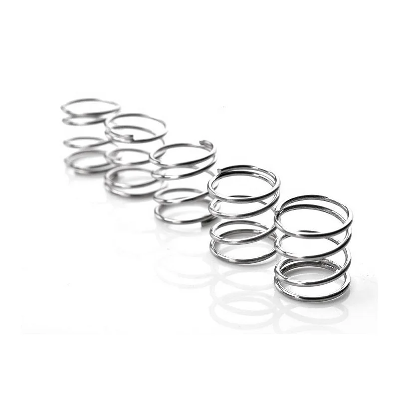 Customer stainless steel thin wire closed end compression spring