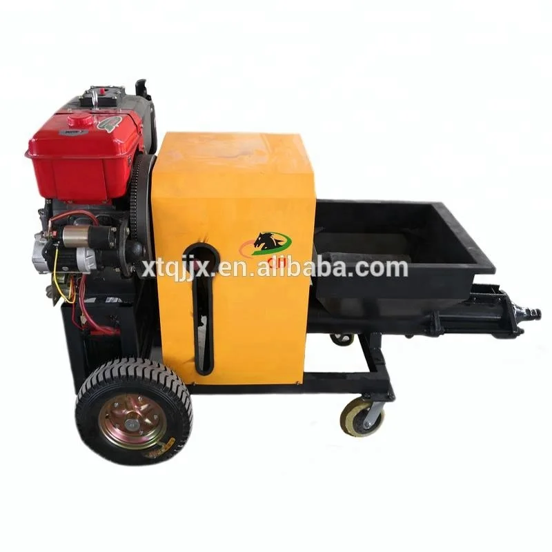 high quality diesel cement mortar spraying machine multifunctional spraying machine indoor and outdoor wall spraying