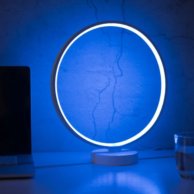 
2021 Hot sale original design dimming colorful mood table lamp led RGB lamp for home party 