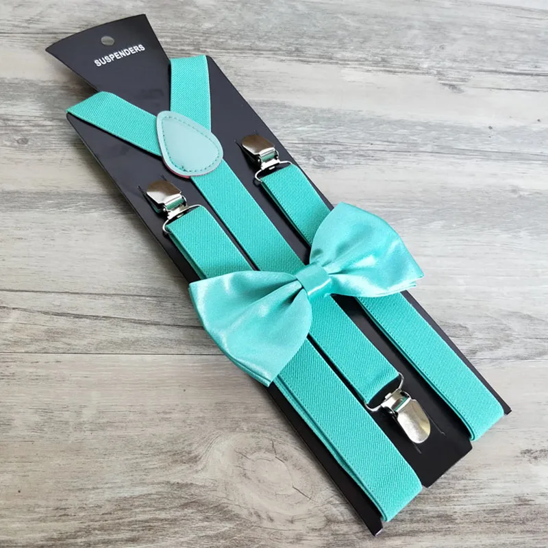 wholesale suspender with bow tie cosplay suspender