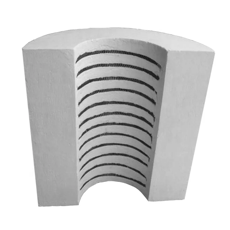 1200 Degree Furnace Spare Parts Ceramic Fiber Chamber for Tube Furnace