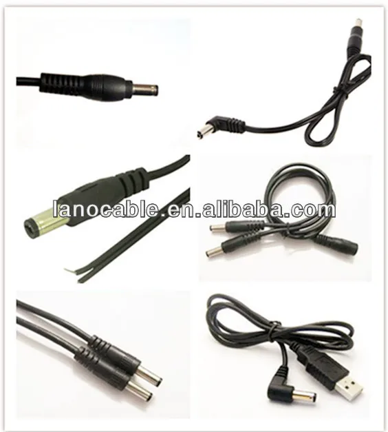professional supplier pvc jacket 5.5*2.1 dc power cable