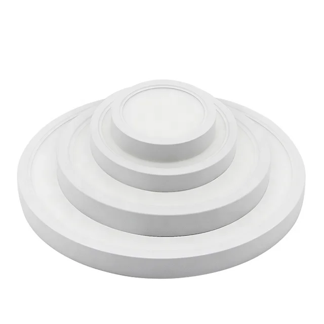 Hot selling products ABS integrated round indoor lighting ceiling led panel light surface mounted 6w