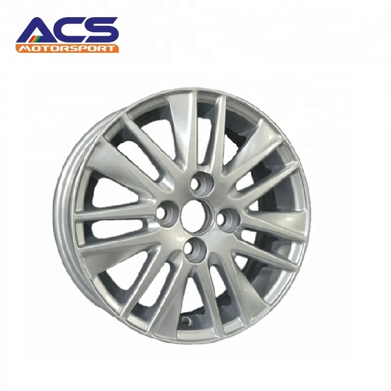 
Factory price sale silver color 14 or 15 inch steel aluminum alloy wheels 