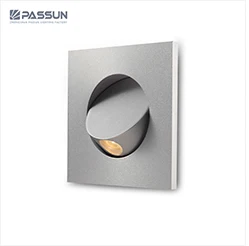 3W reading lamp from PASSUN lighting with hidden switch in black