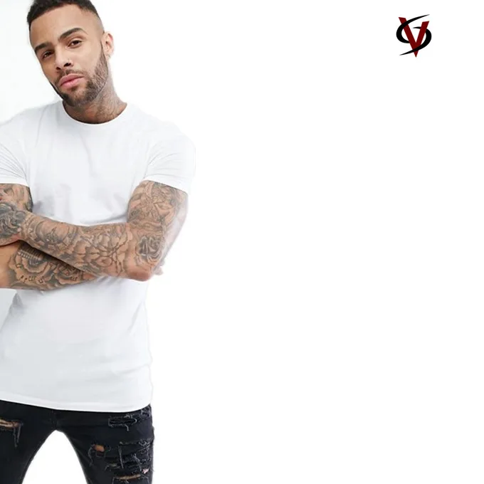 
Round Neck Bamboo 100% Cotton Plain T Shirts , Custom Mens T-Shirt Design With Embroidered Logo 