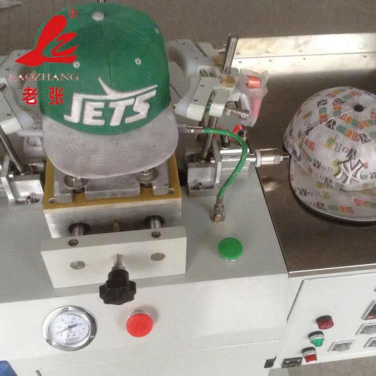 Promotional price single head in thress plates auto baseball cap making machine press machine
