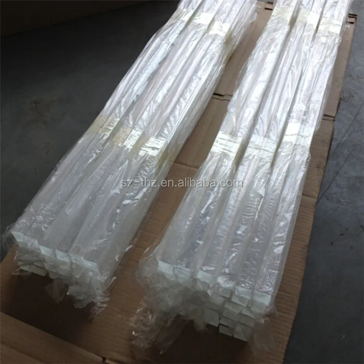 
Plastic Acrylic Clear Square Rod 25x25mmx1000mm Extruded PMMA Stick LED Decor Have Many Different Diameter In Stock 